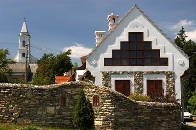 Felújított balatonfelvidéki ház Aszófőn.-stock-foto