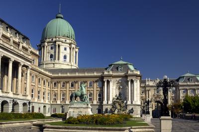 Budapest, Budai Vár (Budavári Palota)-stock-foto