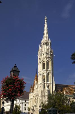 Budapest, Mátyás-templom-stock-foto