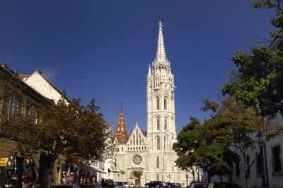 Budapest, Mátyás-templom-stock-foto
