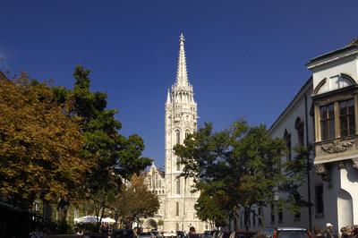 Budapest, Mátyás-templom-stock-foto