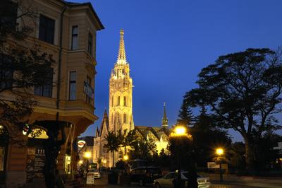 Budapest, Mátyás-templom-stock-foto