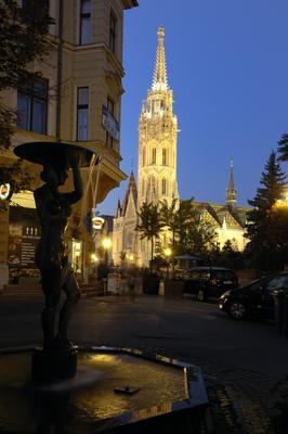Budapest, Mátyás-templom-stock-foto