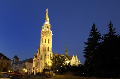 Budapest, Mátyás-templom-stock-foto
