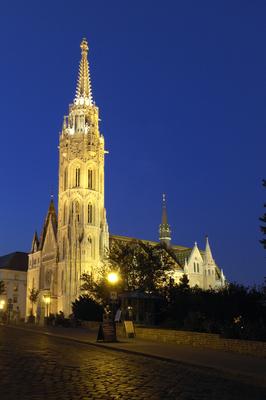 Budapest, Mátyás-templom-stock-foto