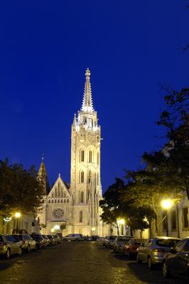 Budapest, Mátyás-templom-stock-foto