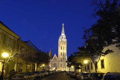 Budapest, Mátyás-templom-stock-foto