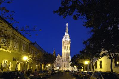 Budapest, Mátyás-templom-stock-foto