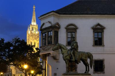 Budapest, Mátyás-templom-stock-foto