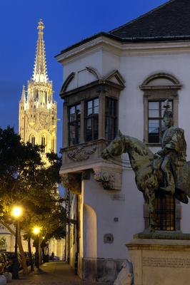 Budapest, Mátyás-templom-stock-foto