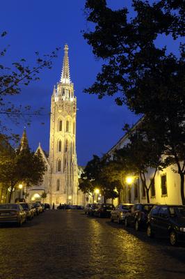 Budapest, Mátyás-templom-stock-foto
