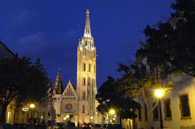 Budapest, Mátyás-templom-stock-foto