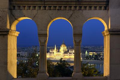 Budapest, Parlament-stock-foto