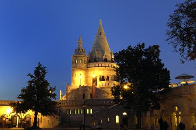 Budapest, Halászbástya-stock-foto