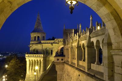 Budapest, Halászbástya-stock-foto