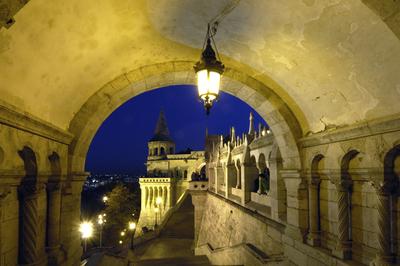 Budapest, Halászbástya-stock-foto