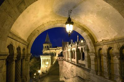 Budapest, Halászbástya-stock-foto