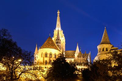 Budapest, Halászbástya-stock-foto