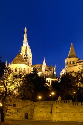 Budapest, Halászbástya-stock-foto