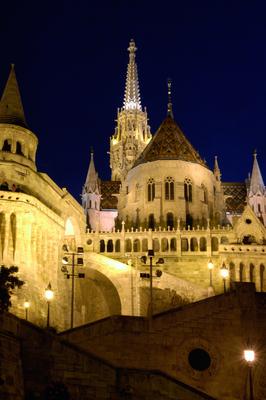 Budapest, Halászbástya-stock-foto
