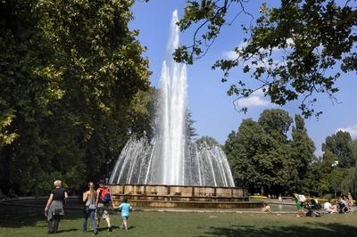 Budapest, Margit-sziget-stock-foto