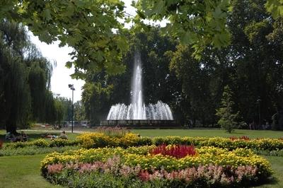 Budapest, Margit-sziget-stock-foto