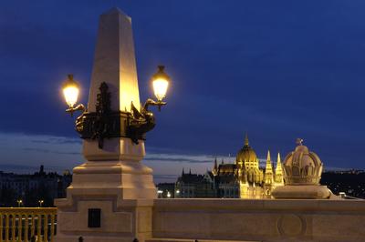Budapest, Margit híd-stock-foto