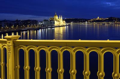 Budapest, Margit híd-stock-foto