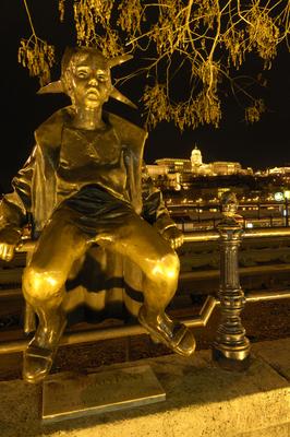 Budapest, Duna-korzó-stock-foto