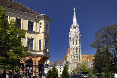 Budapest, Mátyás-templom-stock-foto