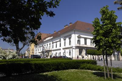 Budapest, Sándor-palota-stock-foto