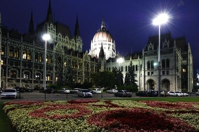 Budapest, Országház (Parlament)-stock-foto