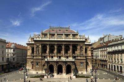 Budapest, Magyar Állami Operaház-stock-foto
