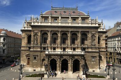 Budapest, Magyar Állami Operaház-stock-foto