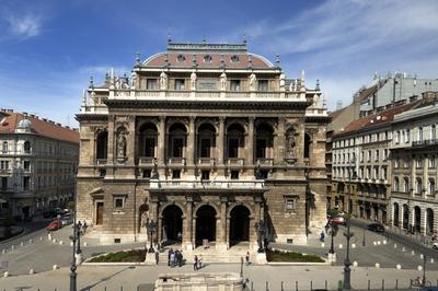 Budapest, Magyar Állami Operaház-stock-foto