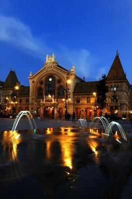 Budapest, Vásárcsarnok-stock-foto