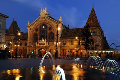 Budapest, Vásárcsarnok-stock-foto