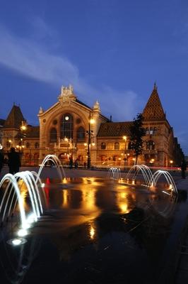 Budapest, Vásárcsarnok-stock-foto