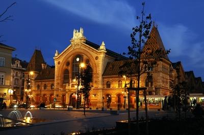 Budapest, Vásárcsarnok-stock-foto