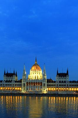 Budapest, az Országház (Parlament)-stock-foto