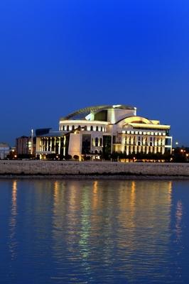 Budapest, Nemzeti Színház-stock-foto
