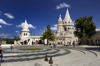 Budapest, Halászbástya-stock-foto