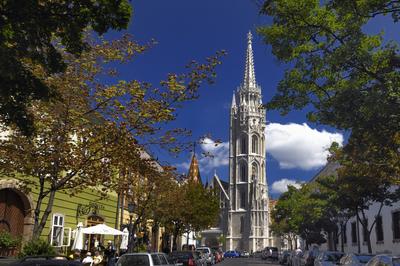 Budapest, Mátyás-templom-stock-foto