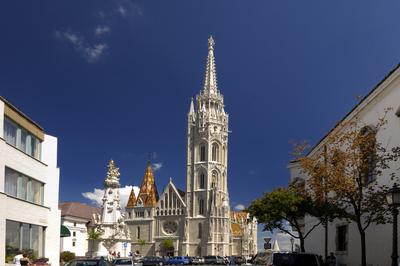 Budapest, Mátyás-templom-stock-foto