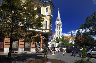 Budapest, Mátyás-templom-stock-foto