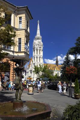 Budapest, Mátyás-templom-stock-foto