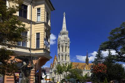Budapest, Mátyás-templom-stock-foto