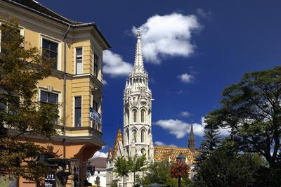 Budapest, Mátyás-templom-stock-foto
