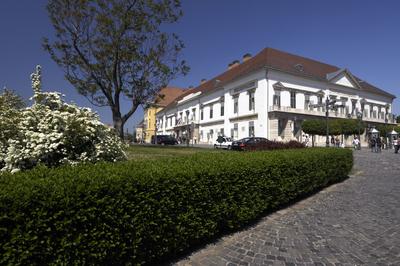 Budapest, Sándor-palota-stock-foto