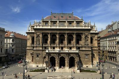 Budapest, Magyar Állami Operaház-stock-photo
